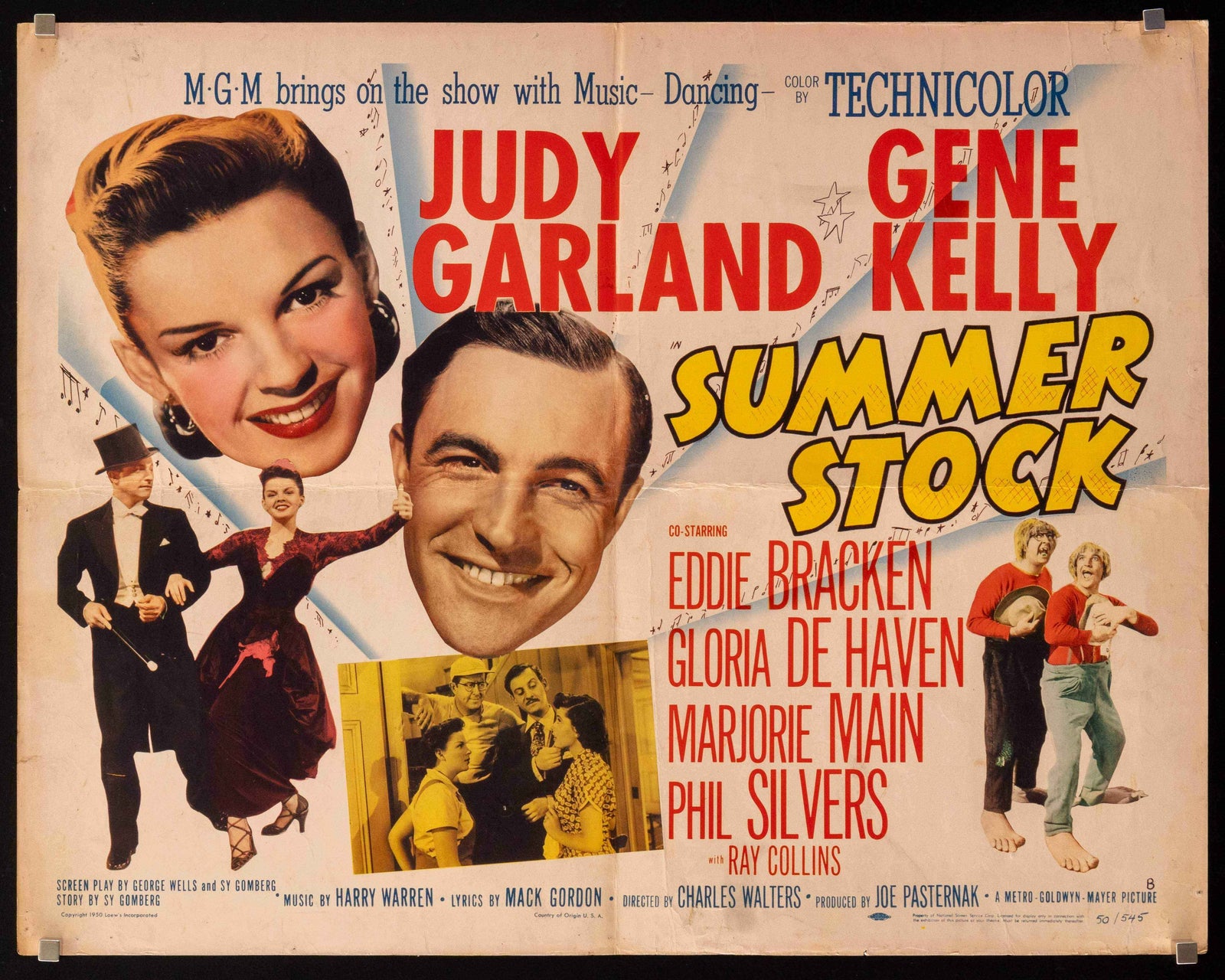 Summer Stock Original Vintage Movie Poster