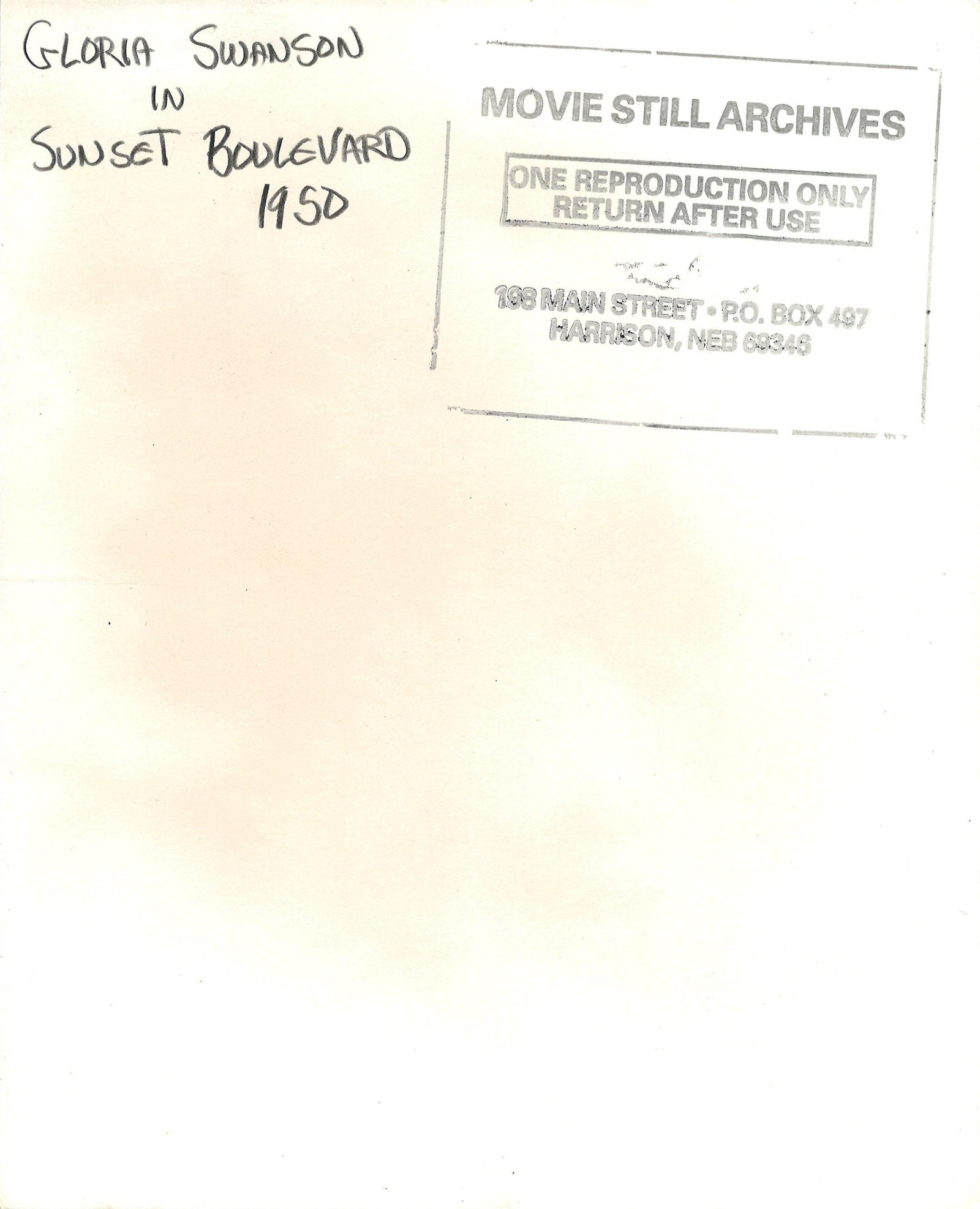 Sunset Boulevard Original Vintage Movie Poster