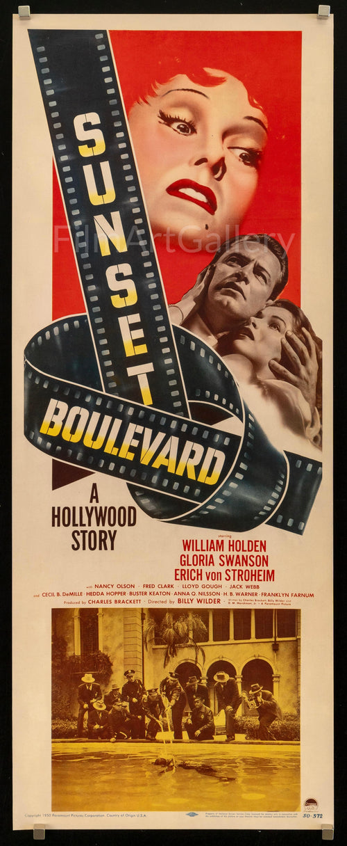Sunset Boulevard Original Vintage Movie Poster