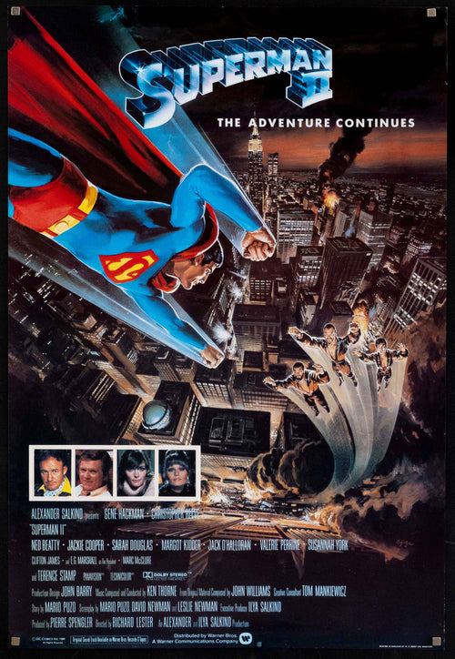 Superman II 2 Original Vintage Movie Poster