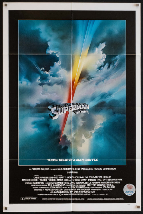 Superman Original Vintage Movie Poster