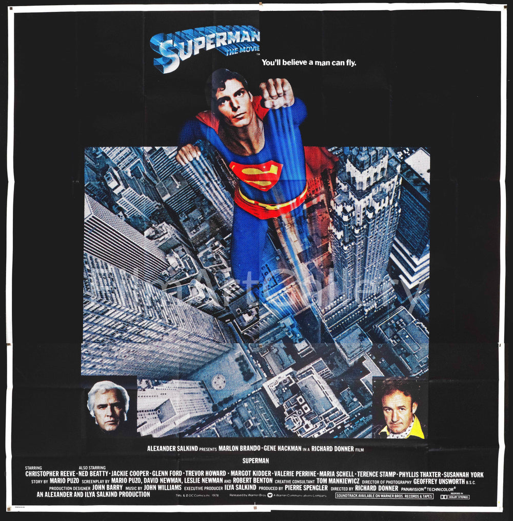 Superman Original Vintage Movie Poster