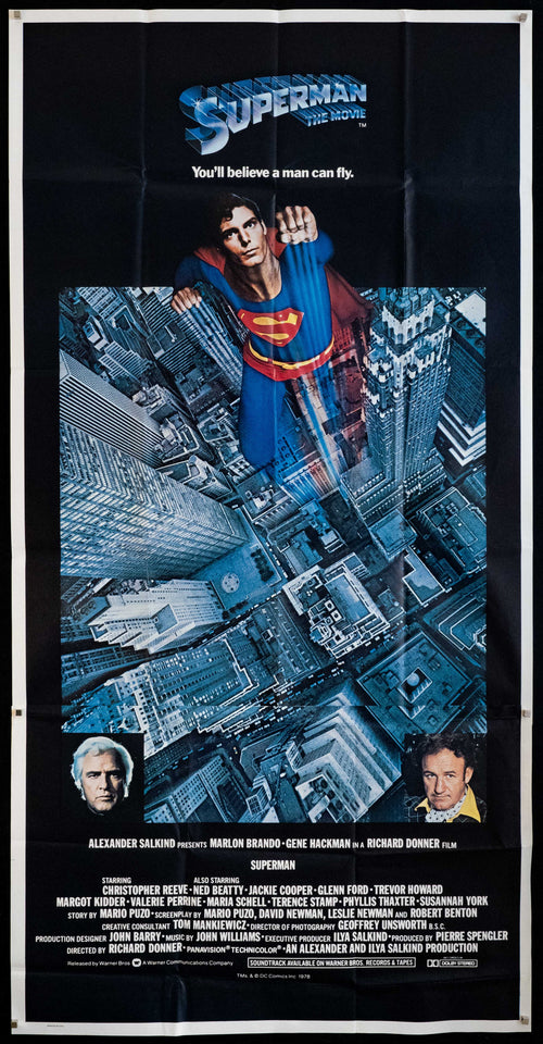 Superman Original Vintage Movie Poster