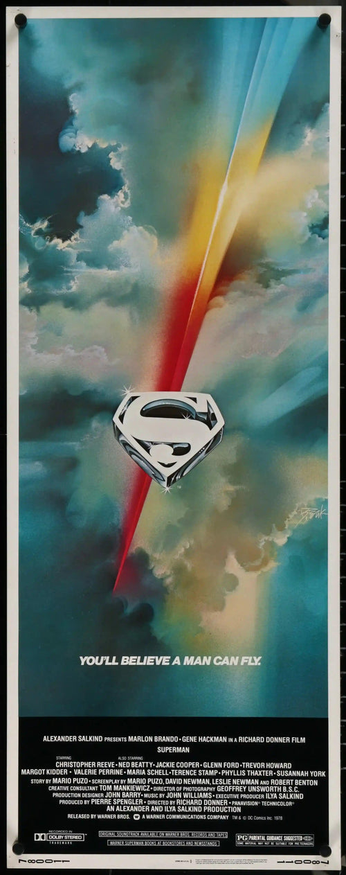 Superman Original Vintage Movie Poster