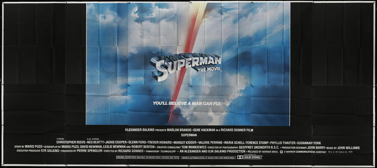 Superman Original Vintage Movie Poster