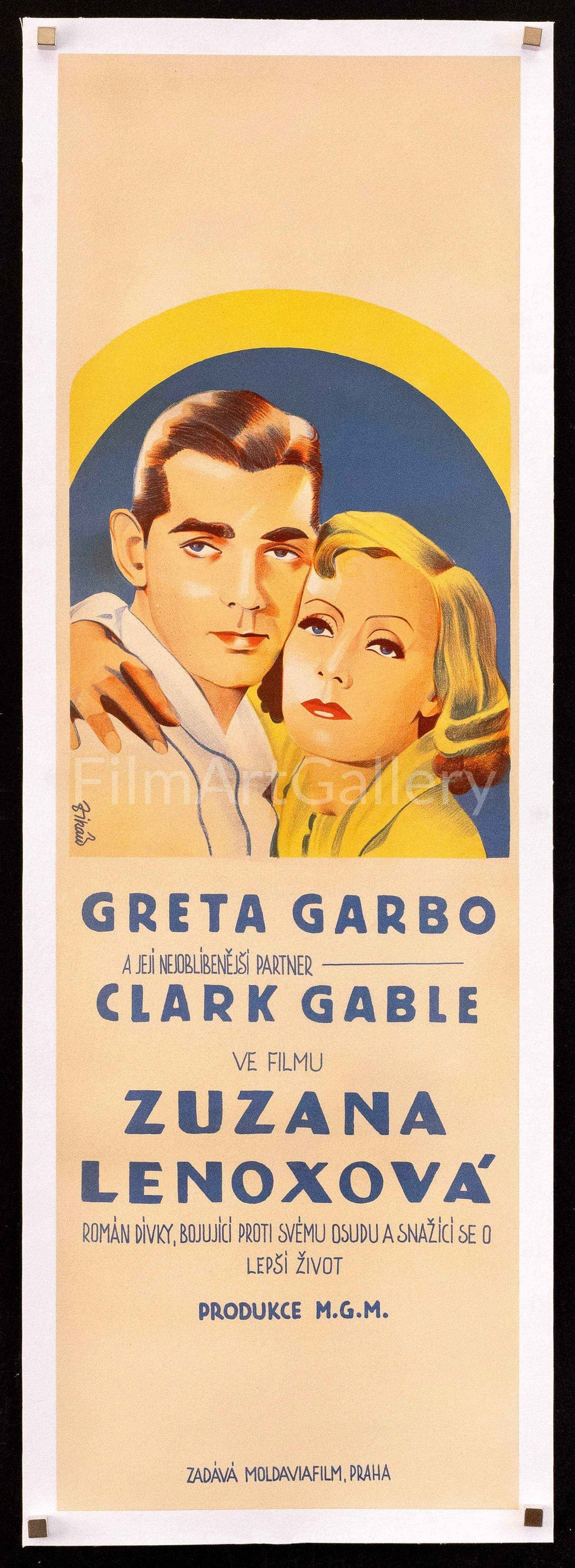 Susan Lenox (Her Fall and Rise) Original Vintage Movie Poster