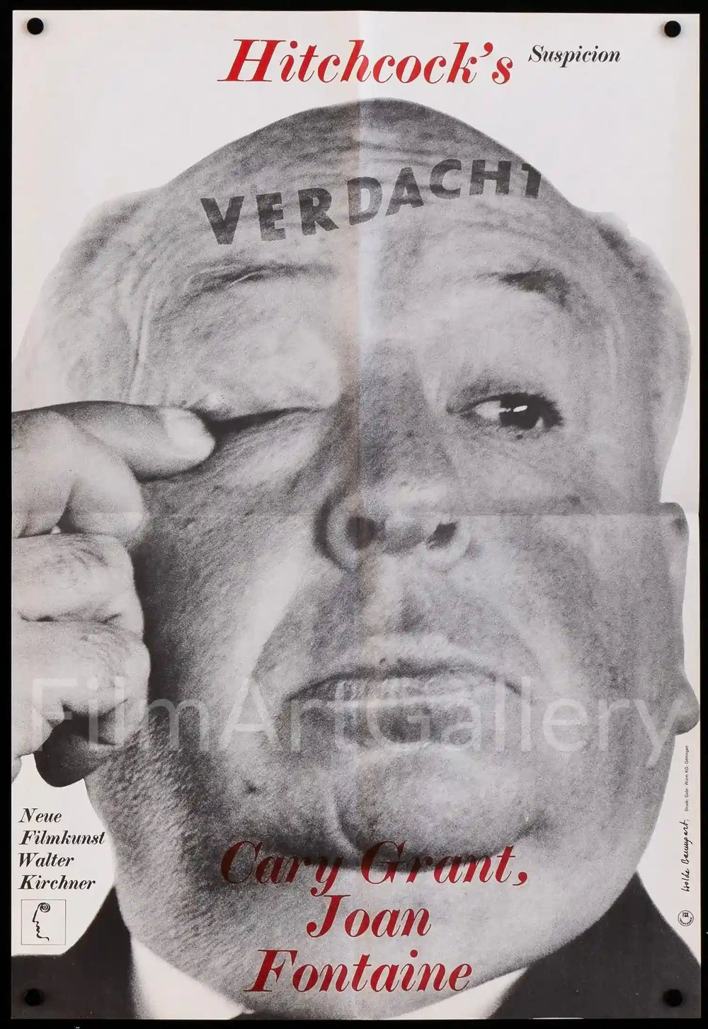 Suspicion Original Vintage Movie Poster
