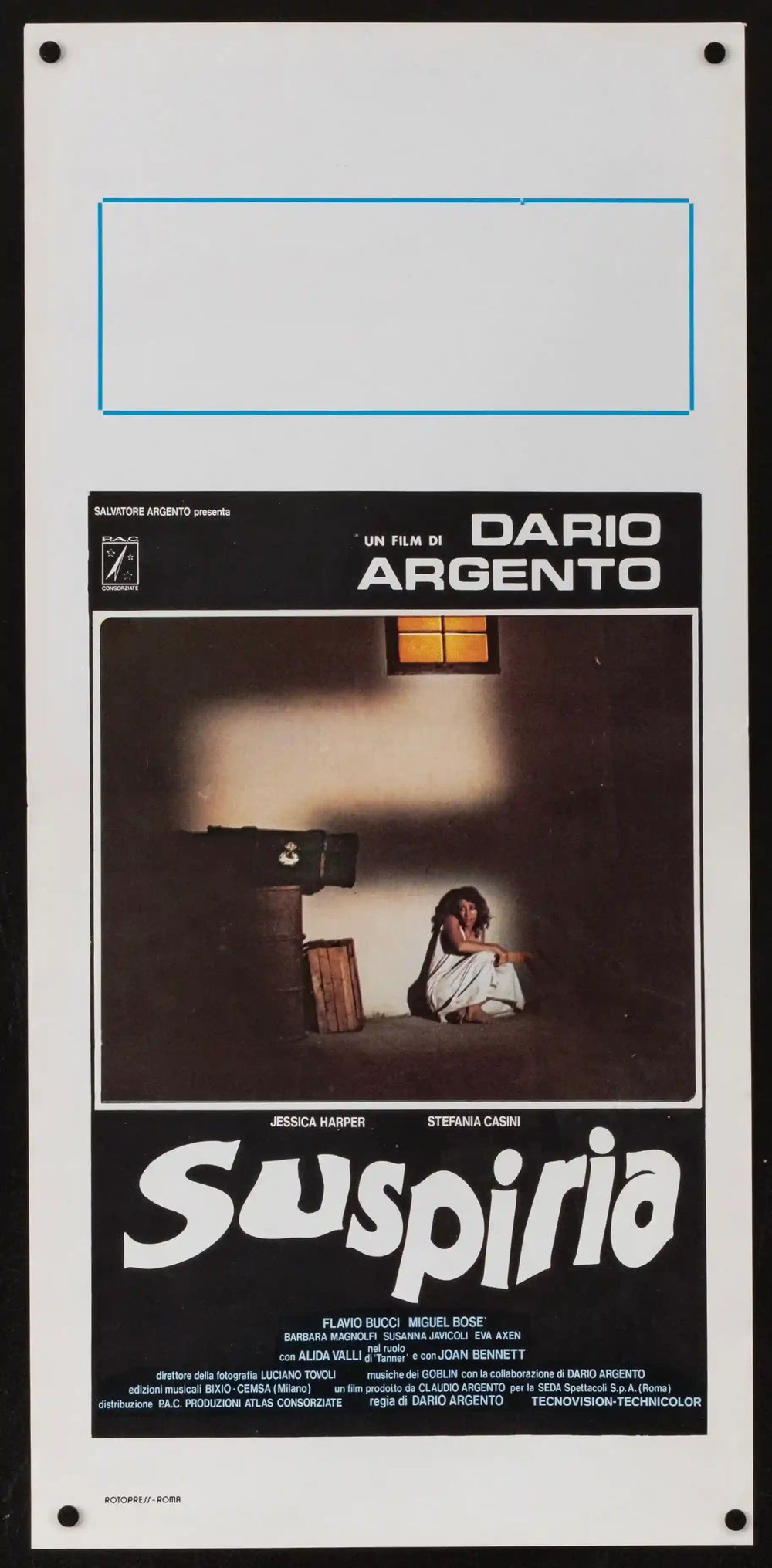 Suspiria Original Vintage Movie Poster