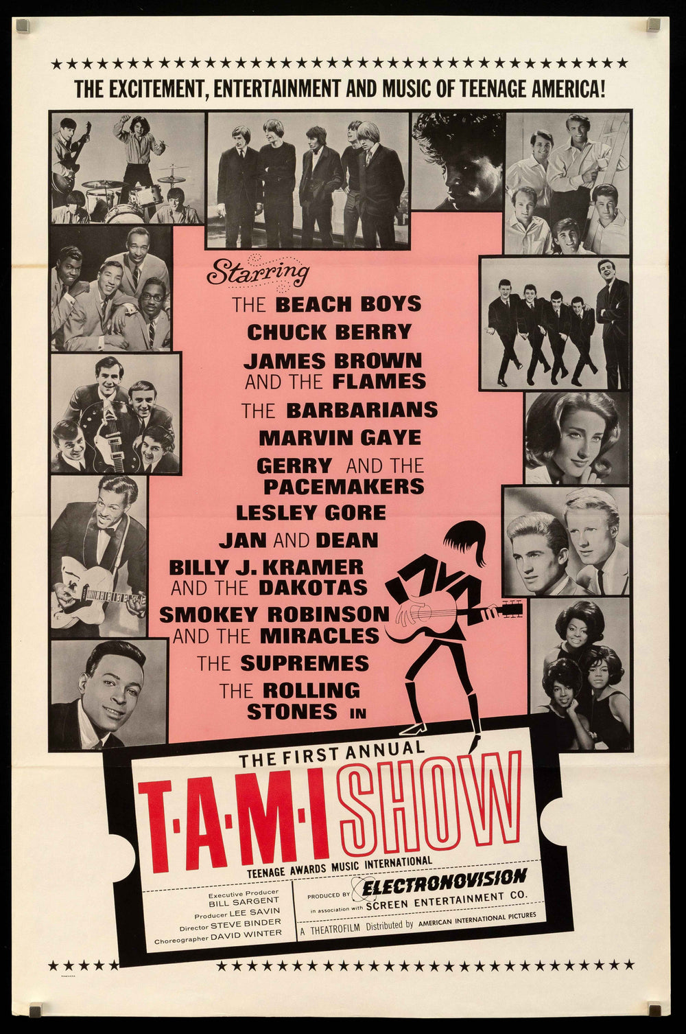 TAMI Show Original Vintage Movie Poster