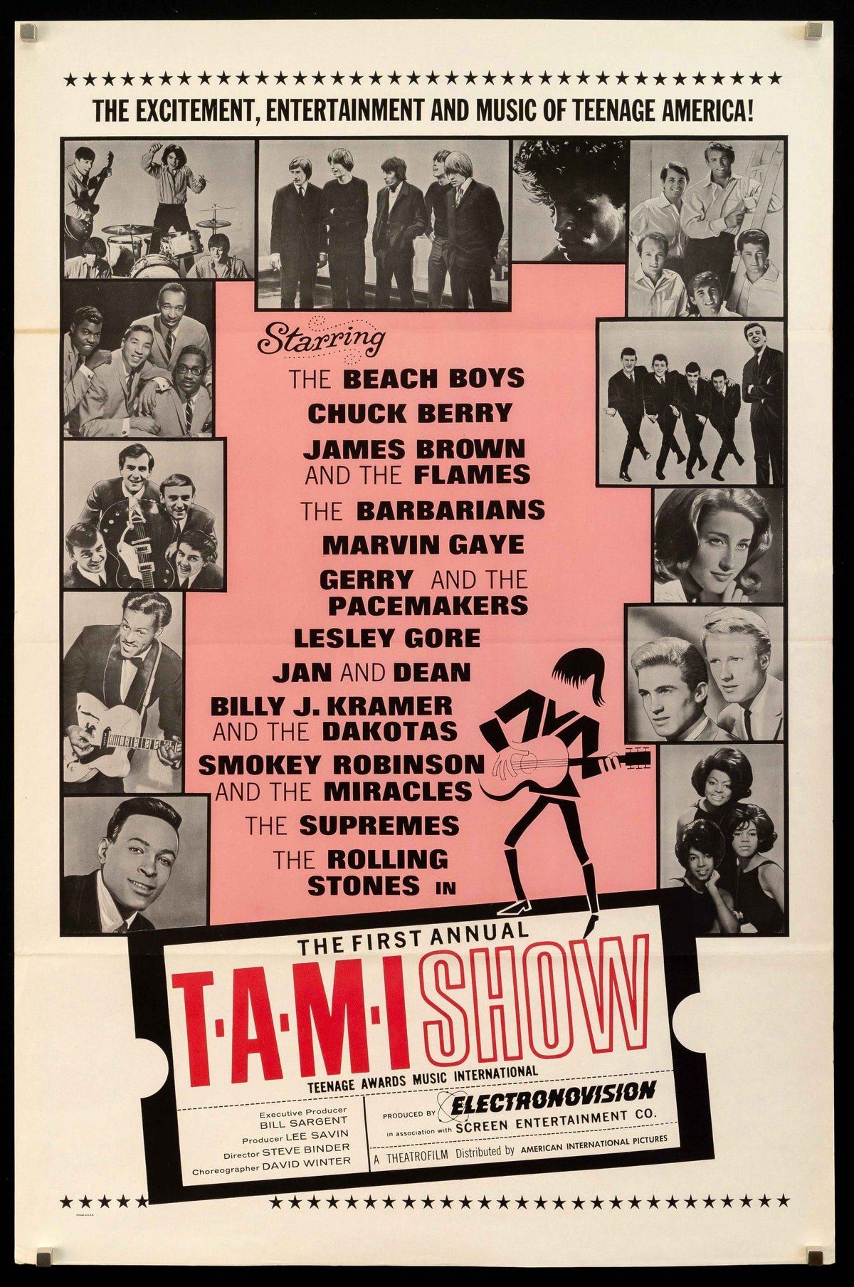 TAMI Show Original Vintage Movie Poster