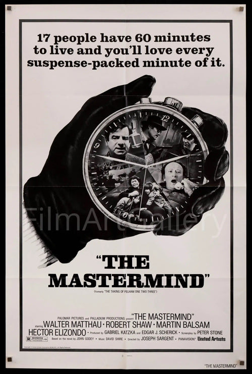Taking of Pelham One Two Three Original Vintage Movie Poster