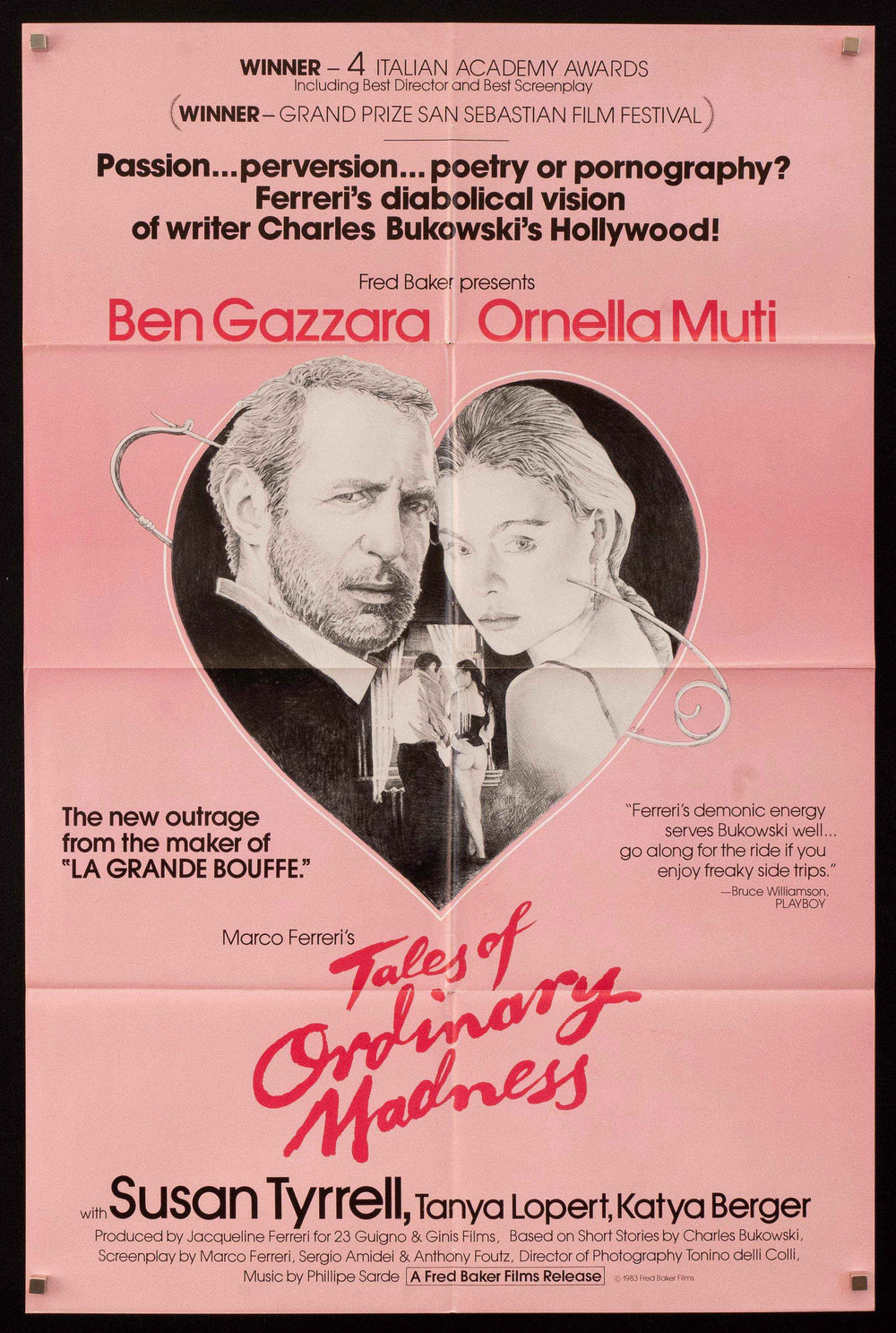 Tales of Ordinary Madness Original Vintage Movie Poster