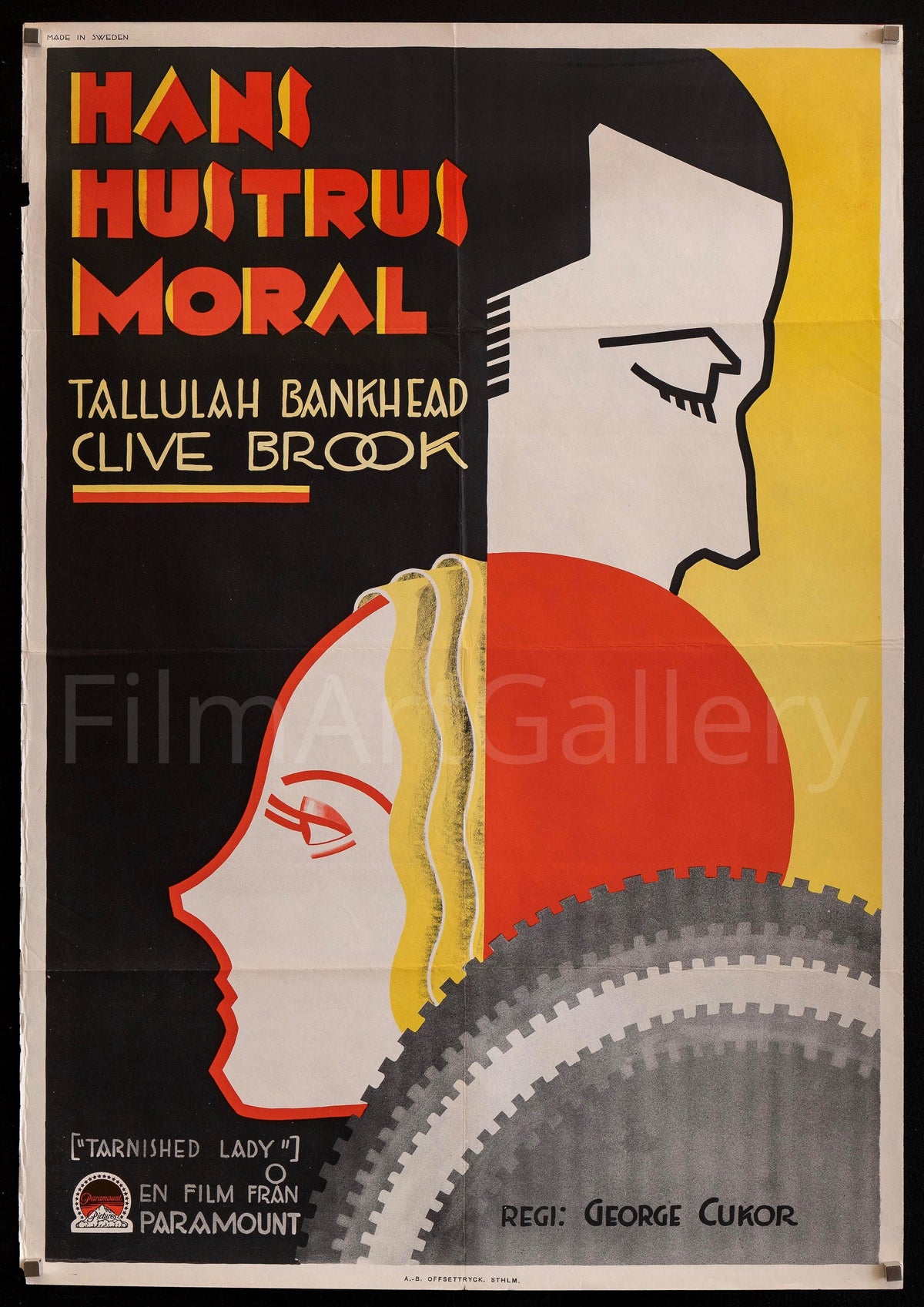 Tarnished Lady 1 Sheet (27x41) Original Vintage Movie Poster