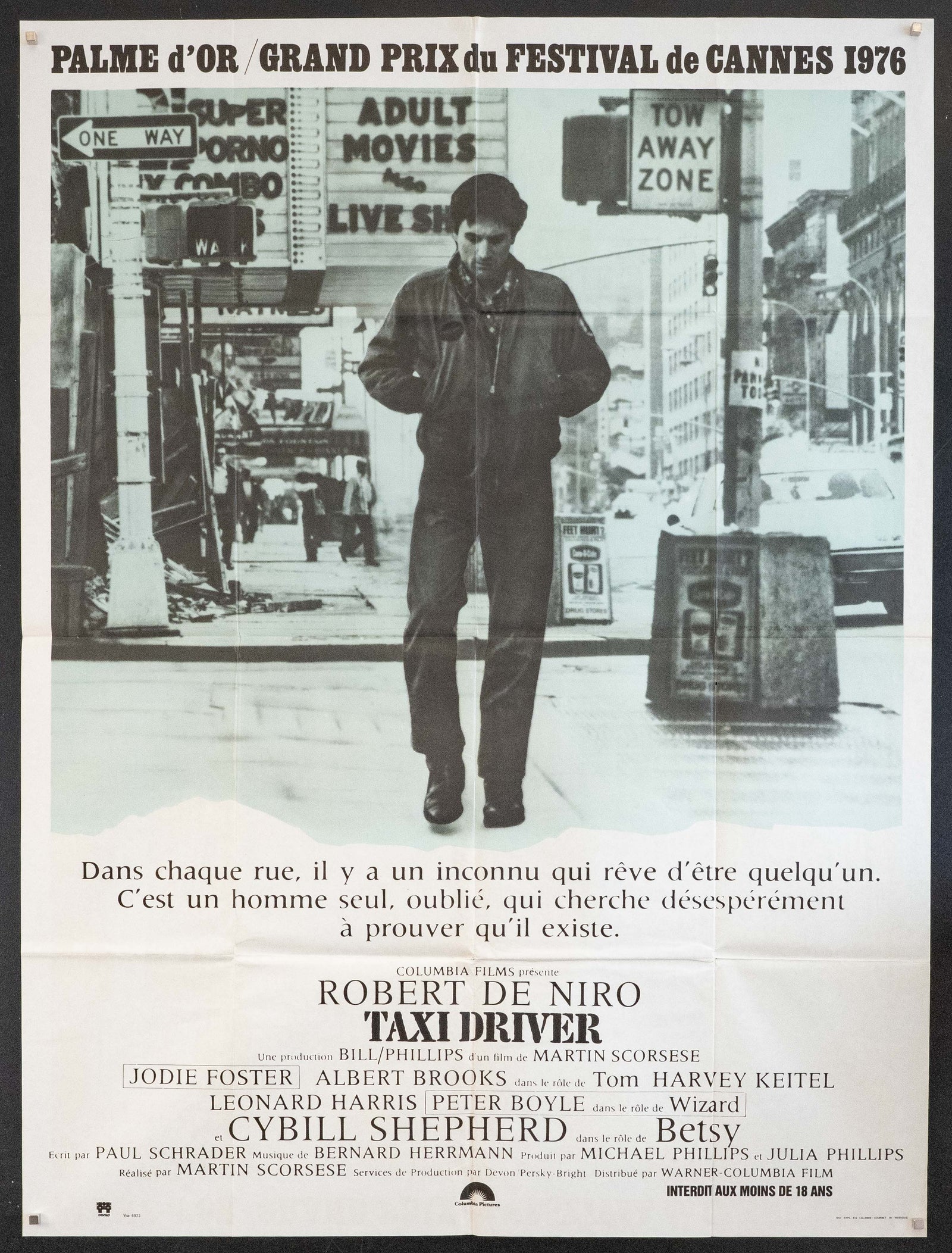 Taxi Driver Original Vintage Movie Poster