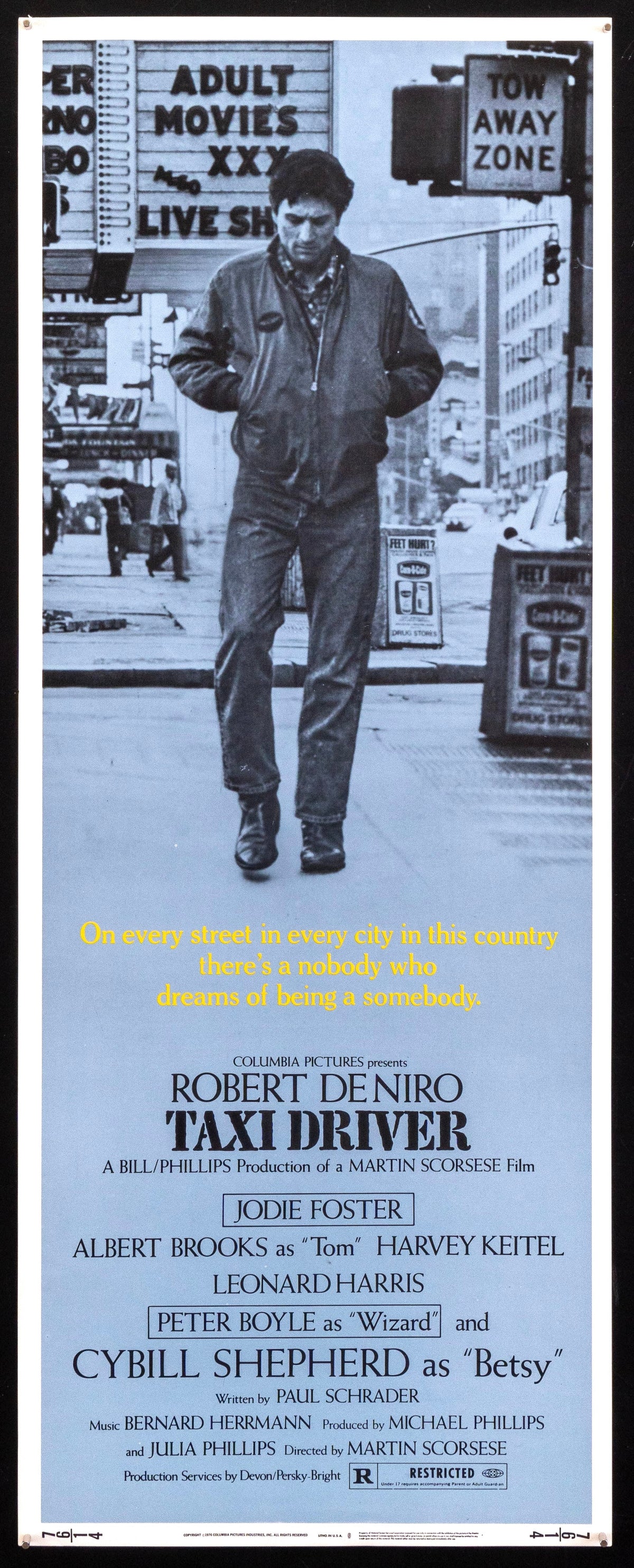 Taxi Driver Original Vintage Movie Poster