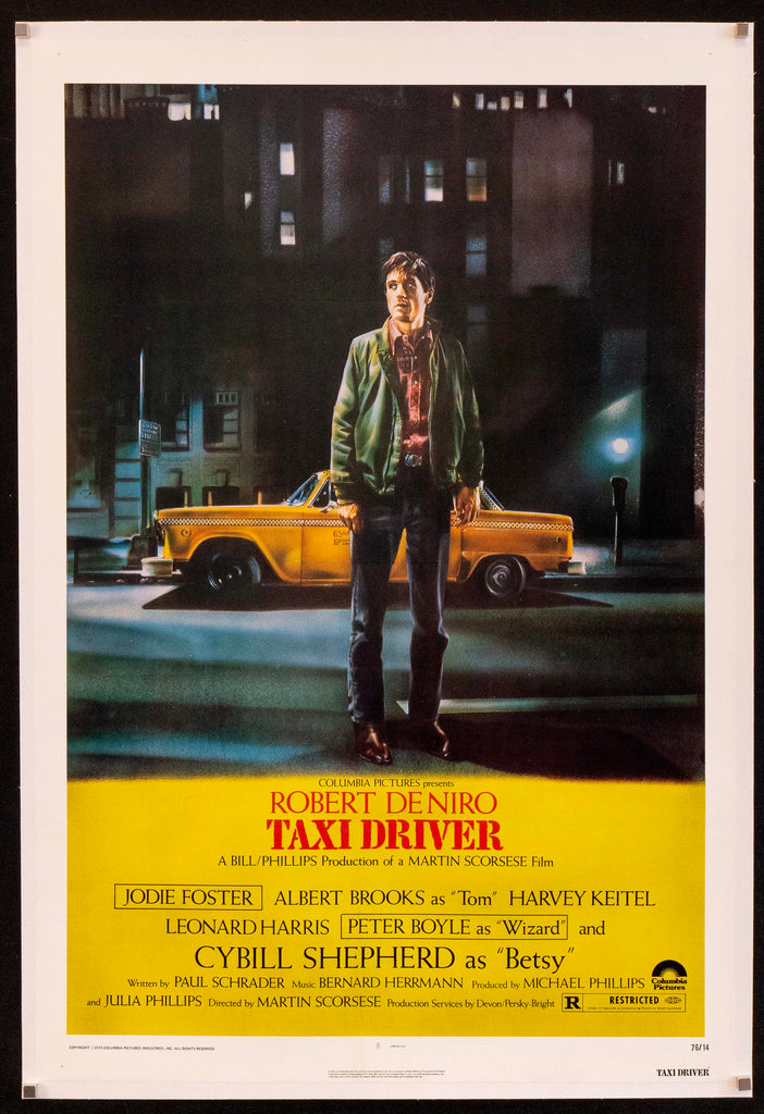 Taxi Driver Original Vintage Movie Poster