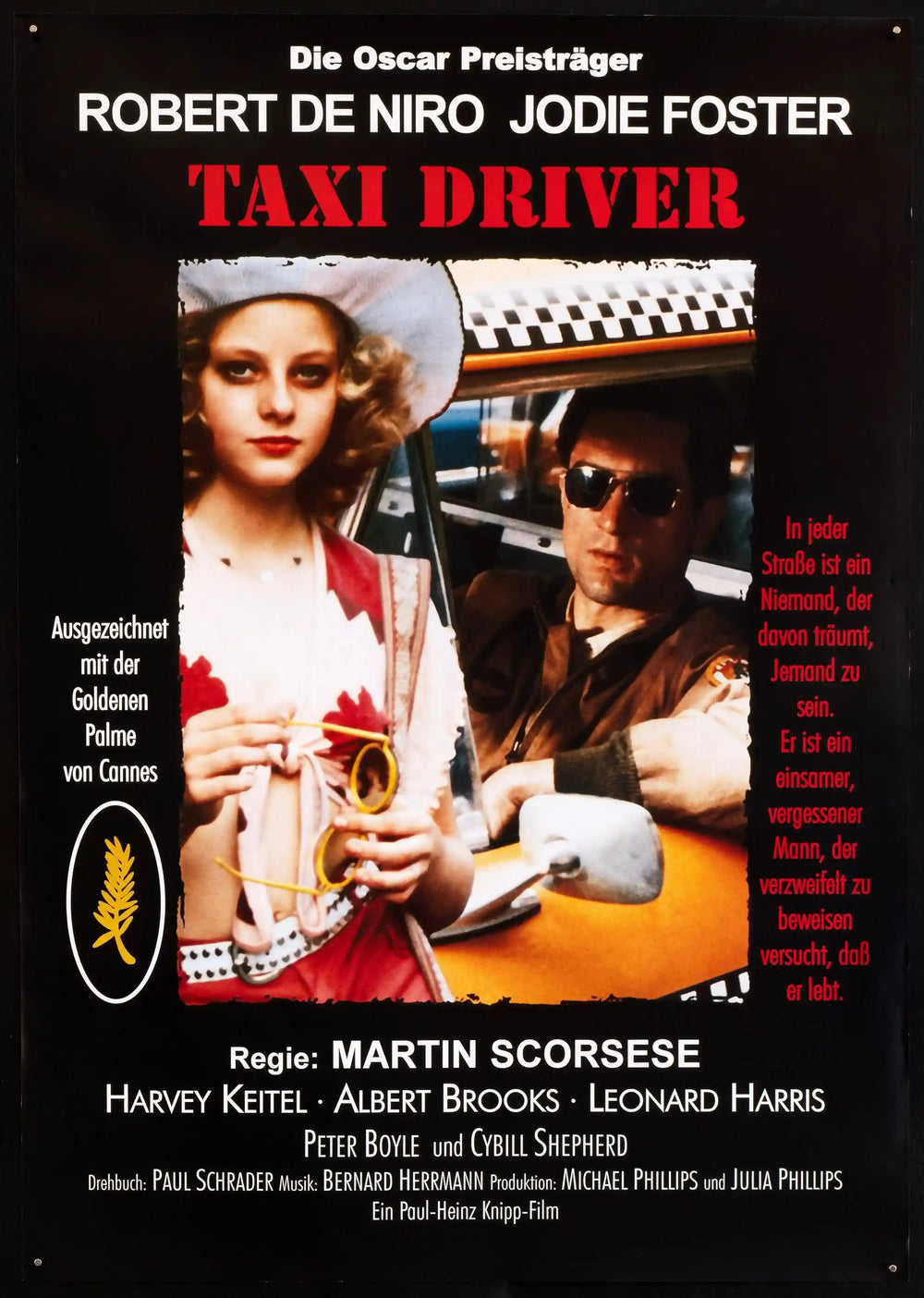 Taxi Driver Original Vintage Movie Poster