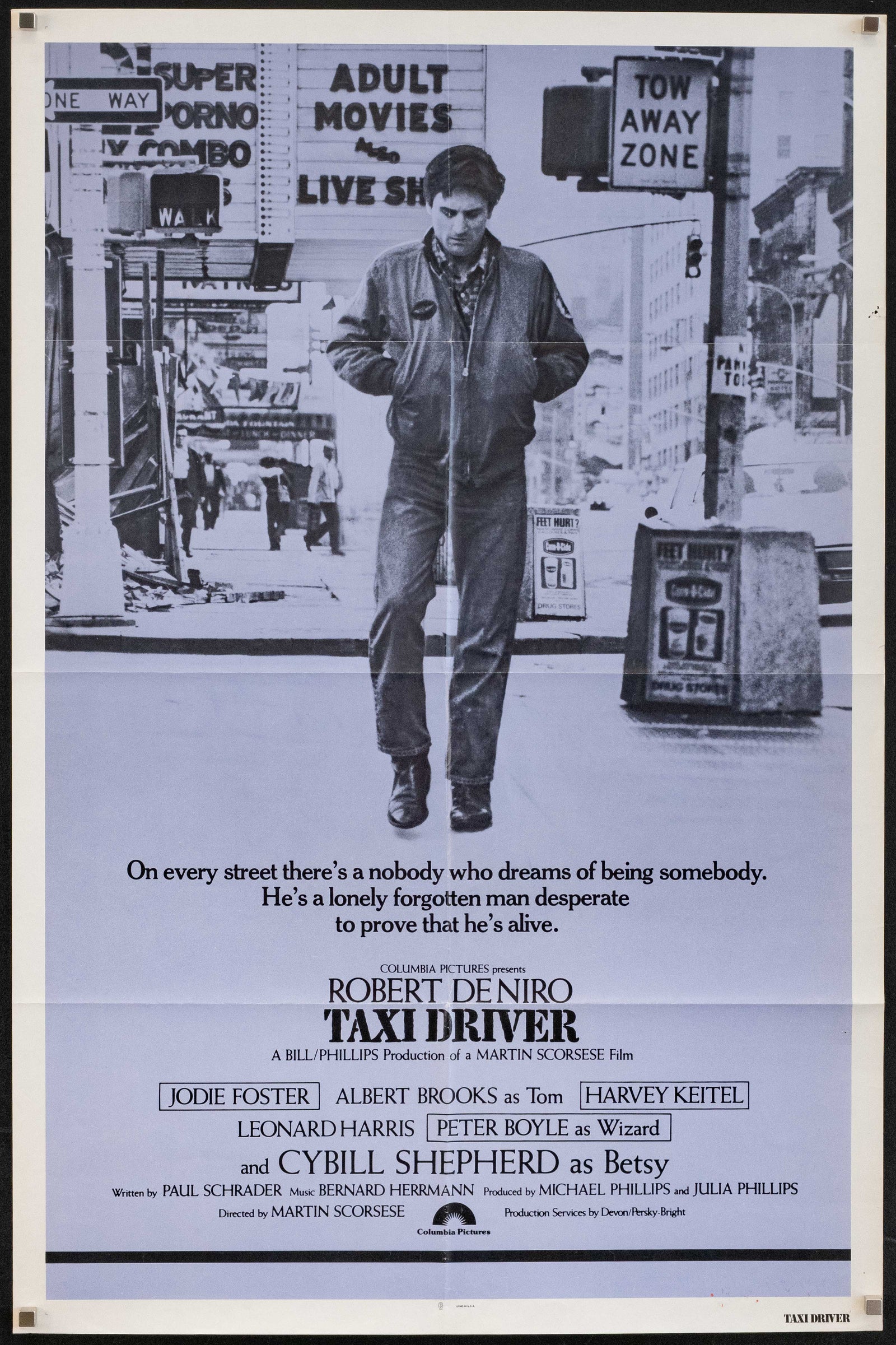 Taxi Driver Original Vintage Movie Poster