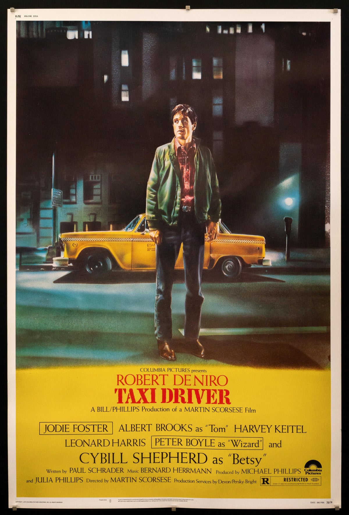 Taxi Driver Original Vintage Movie Poster