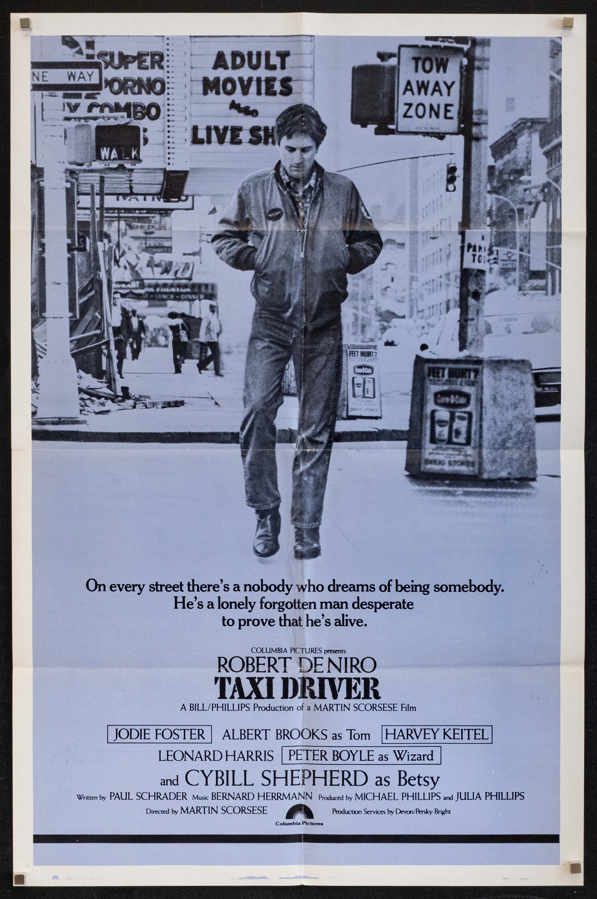 Taxi Driver Original Vintage Movie Poster