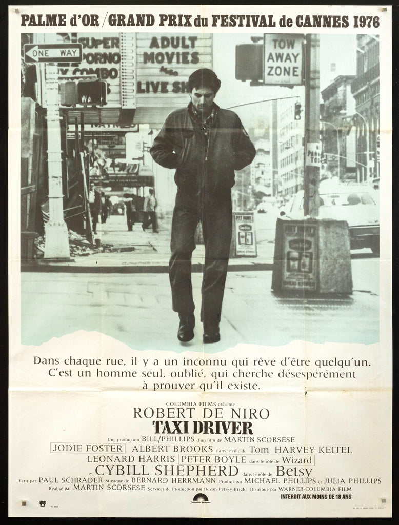 Taxi Driver Original Vintage Movie Poster