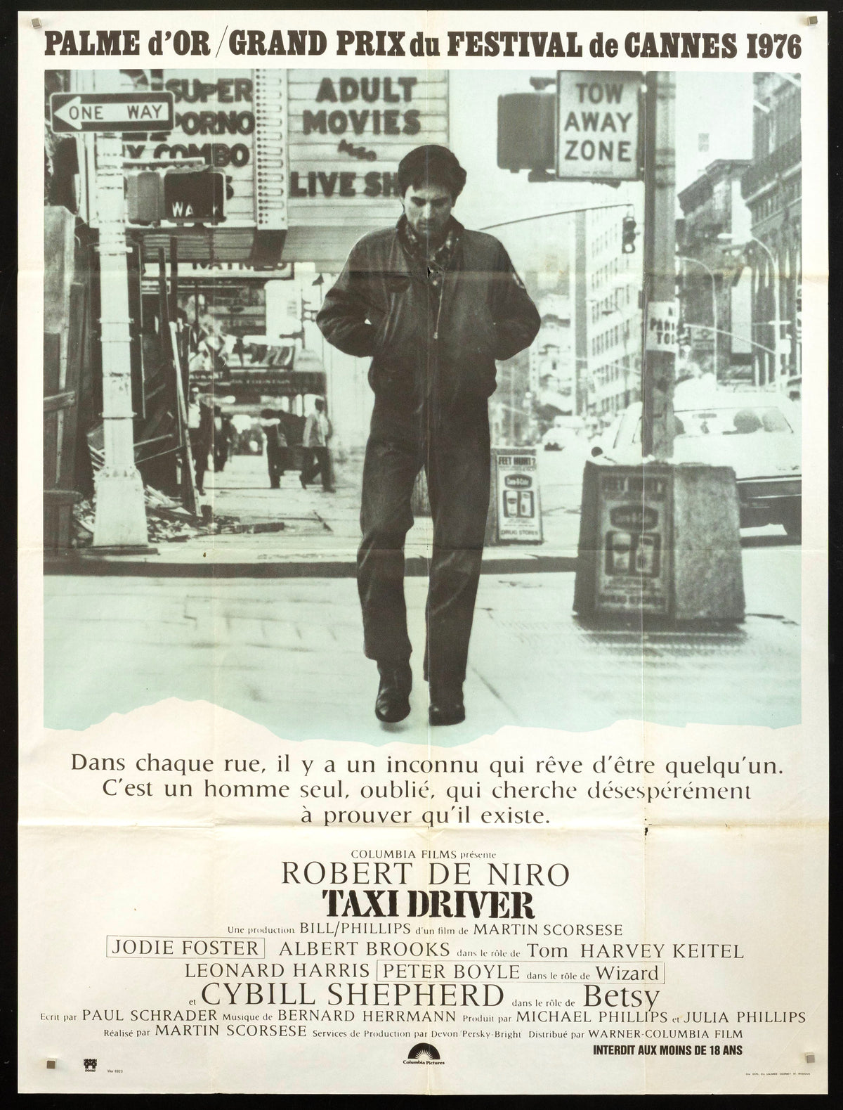 Taxi Driver Original Vintage Movie Poster