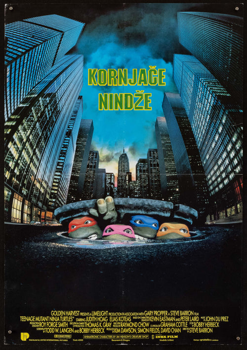 Teenage Mutant Ninja Turtles Original Vintage Movie Poster