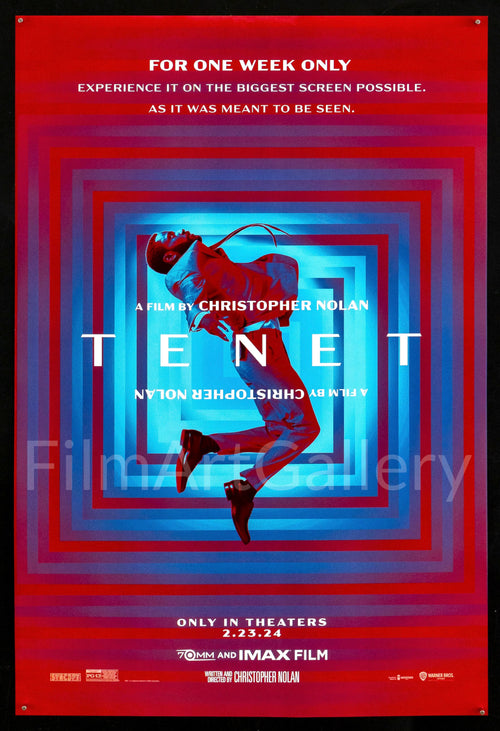 Tenet Original Vintage Movie Poster