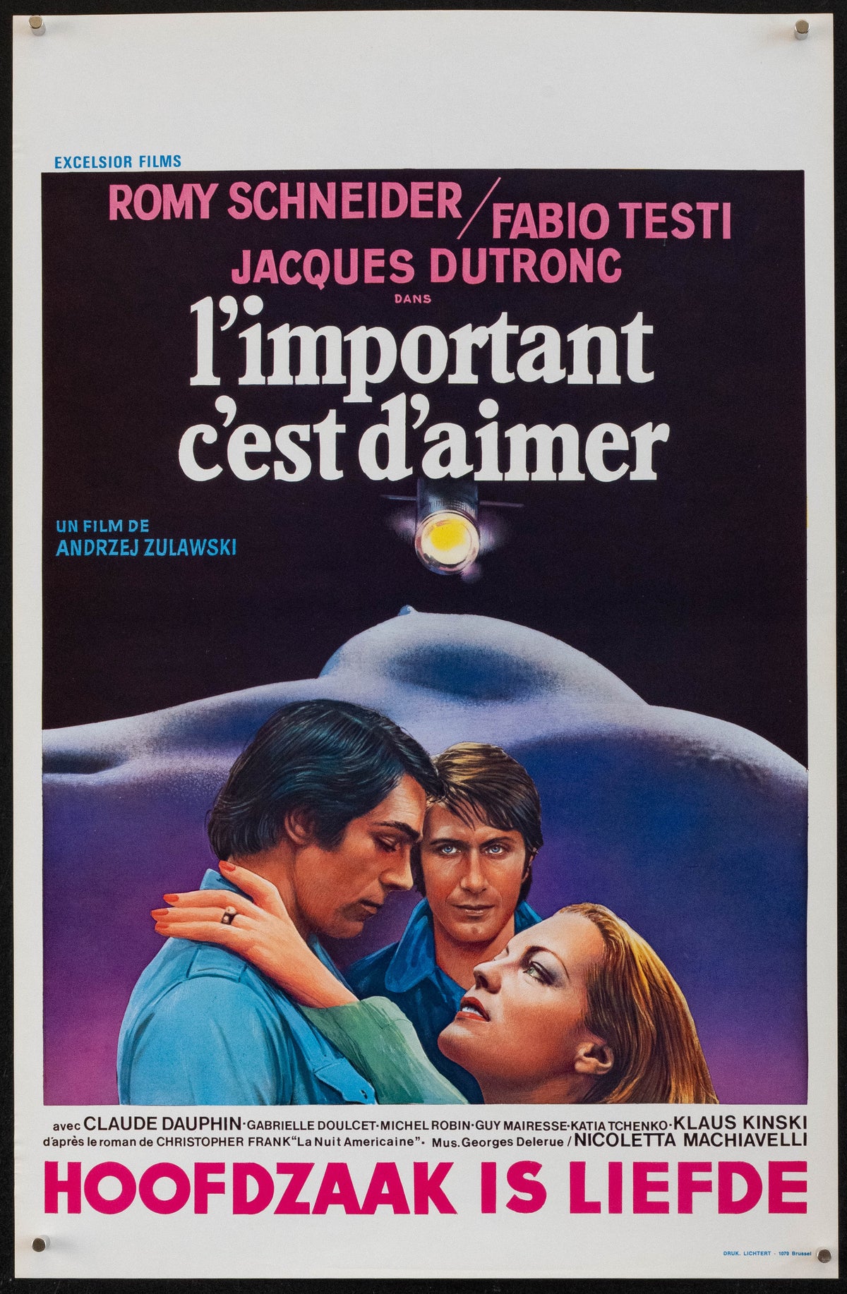 That Most Important Thing: Love (L'Important C'est D'Aimer) Original Vintage Movie Poster