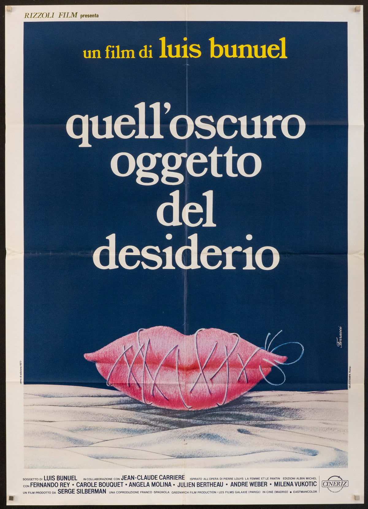 That Obscure Object of Desire Original Vintage Movie Poster