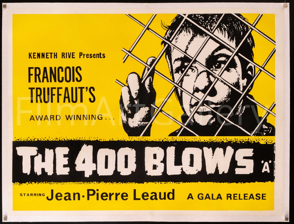 The 400 Blows (Les Quatre Cents Coups) British Quad (30x40) Original Vintage Movie Poster