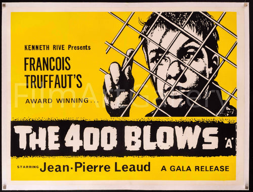 The 400 Blows (Les Quatre Cents Coups) Original Vintage Movie Poster