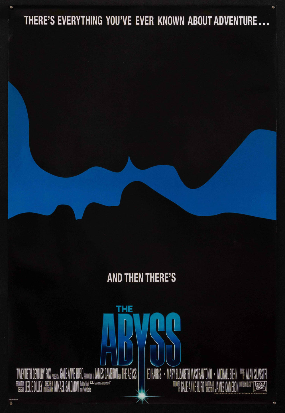 The Abyss Original Vintage Movie Poster
