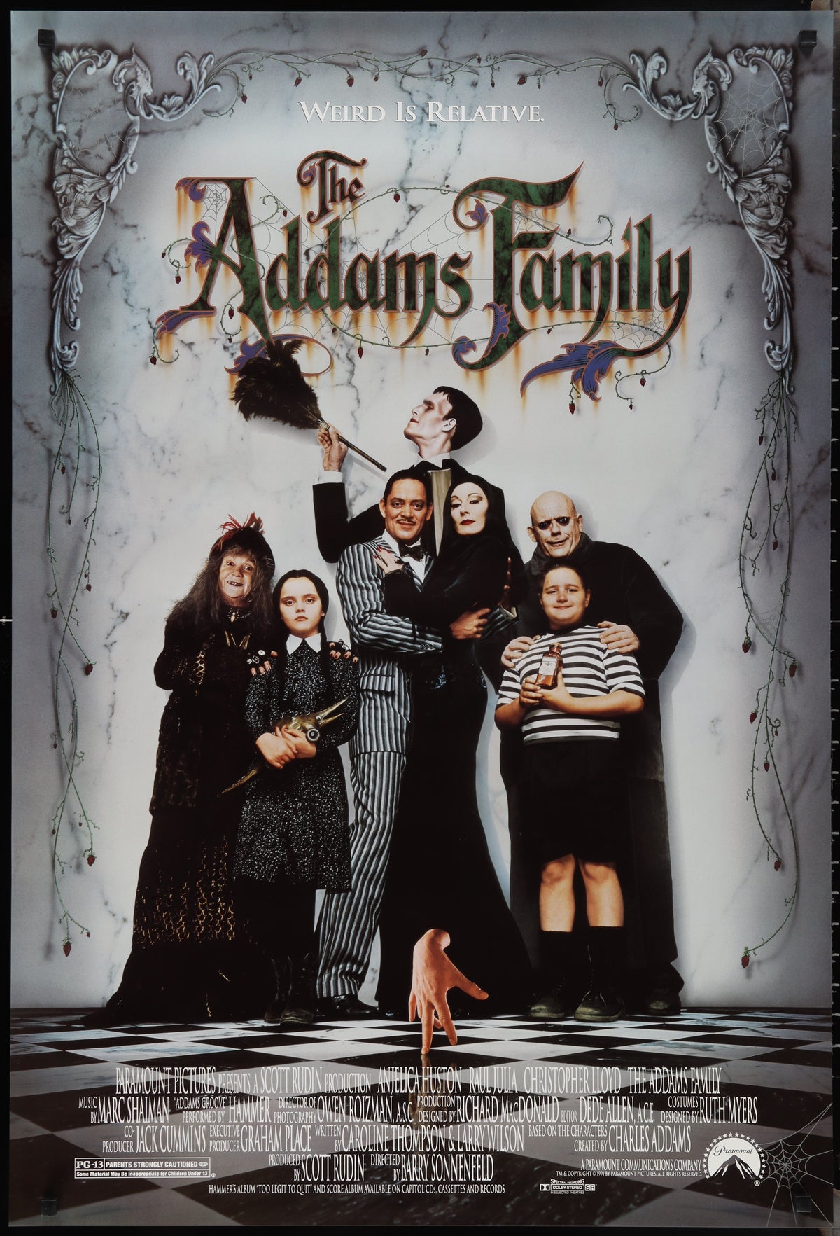 The Addams Family Original Vintage Movie Poster