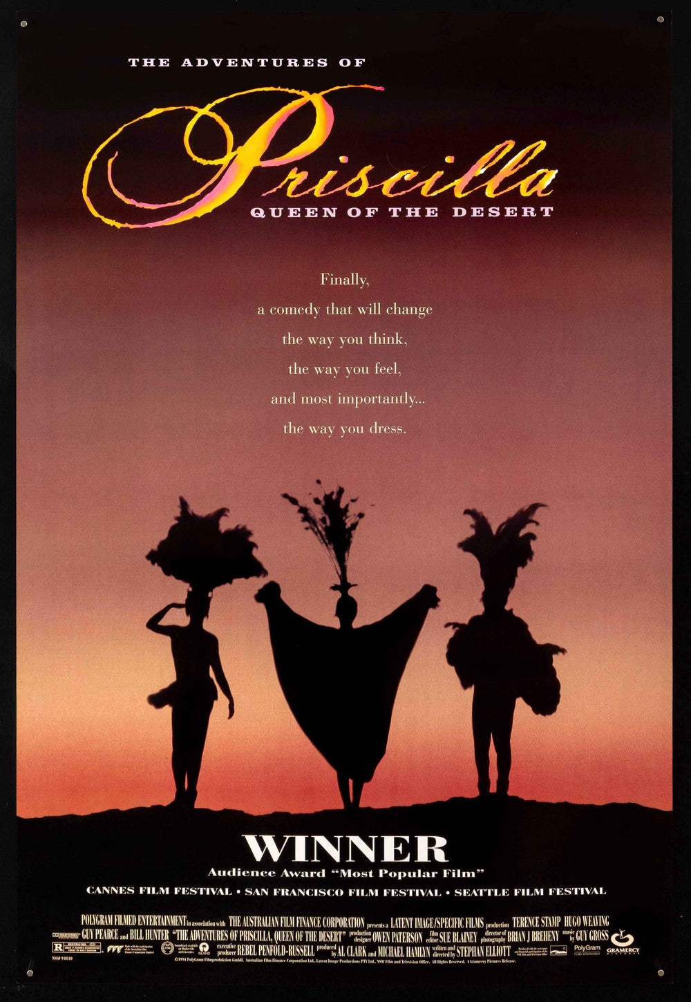 The Adventures of Priscilla, Queen of the Desert Original Vintage Movie Poster