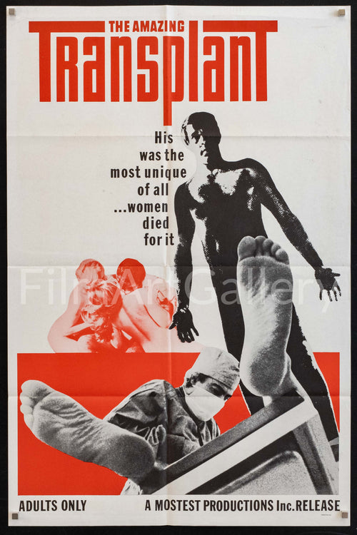 The Amazing Transplant Original Vintage Movie Poster