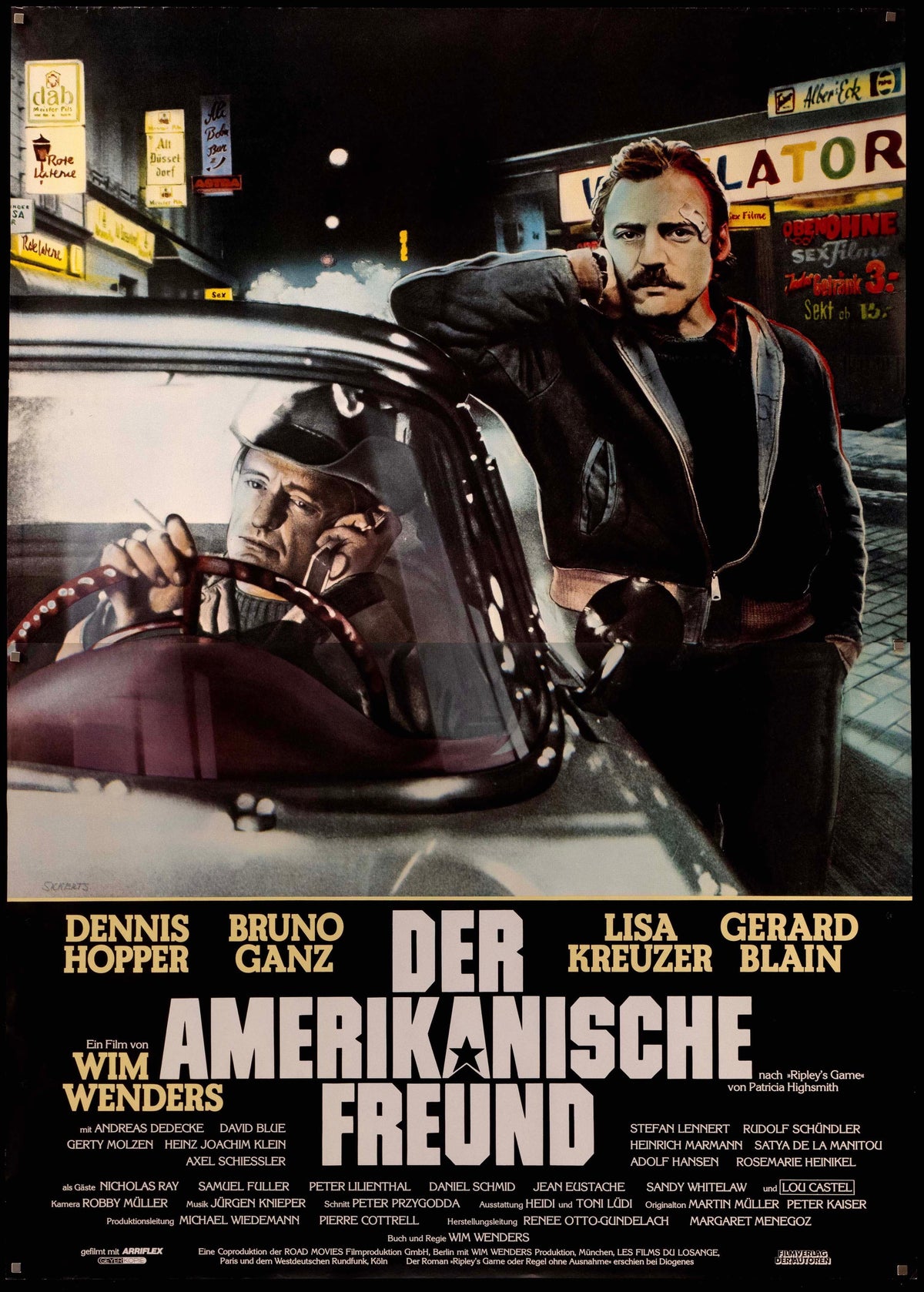 The American Friend German A0 (47x66) Original Vintage Movie Poster