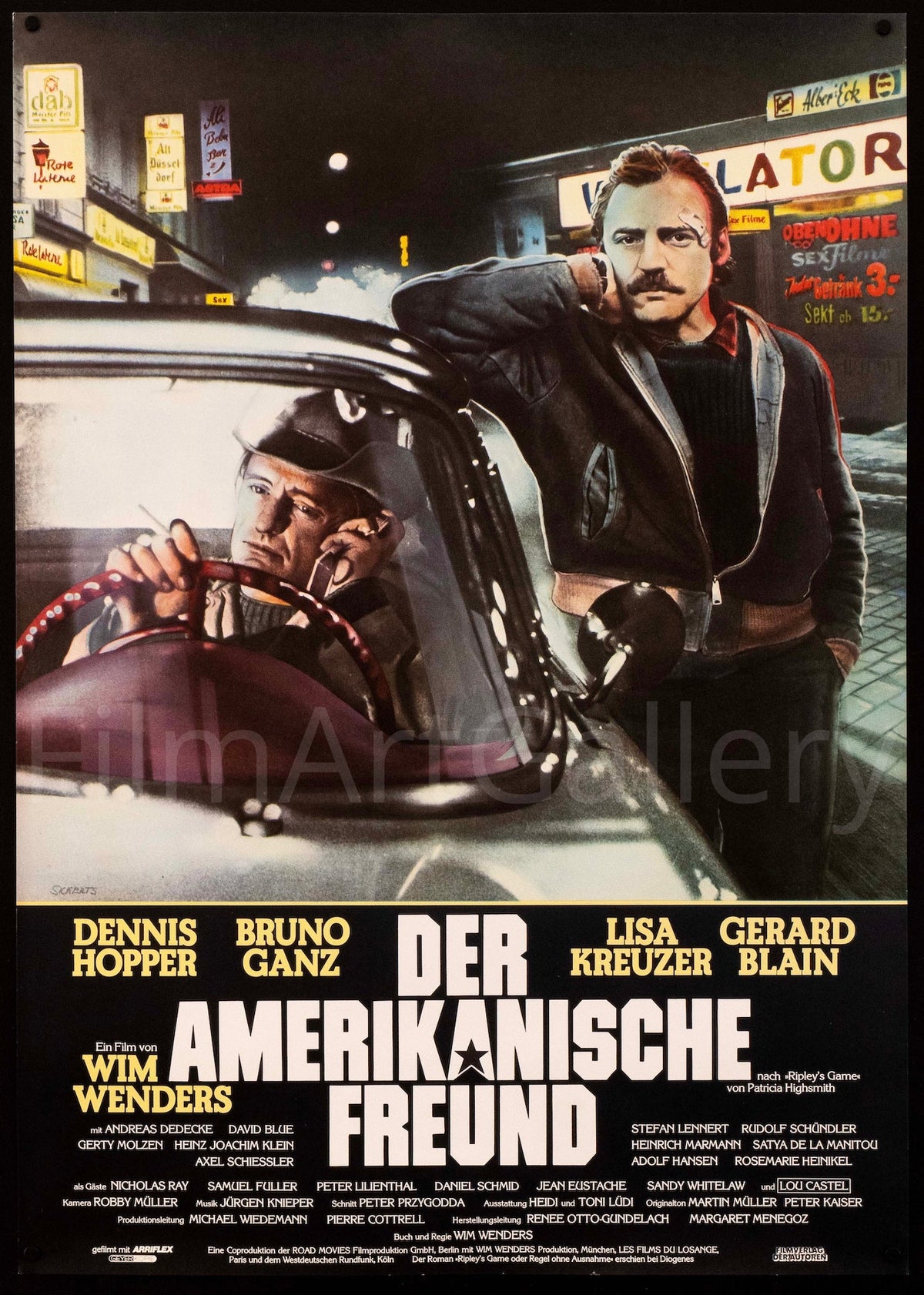 The American Friend German A1 (23x33) Original Vintage Movie Poster