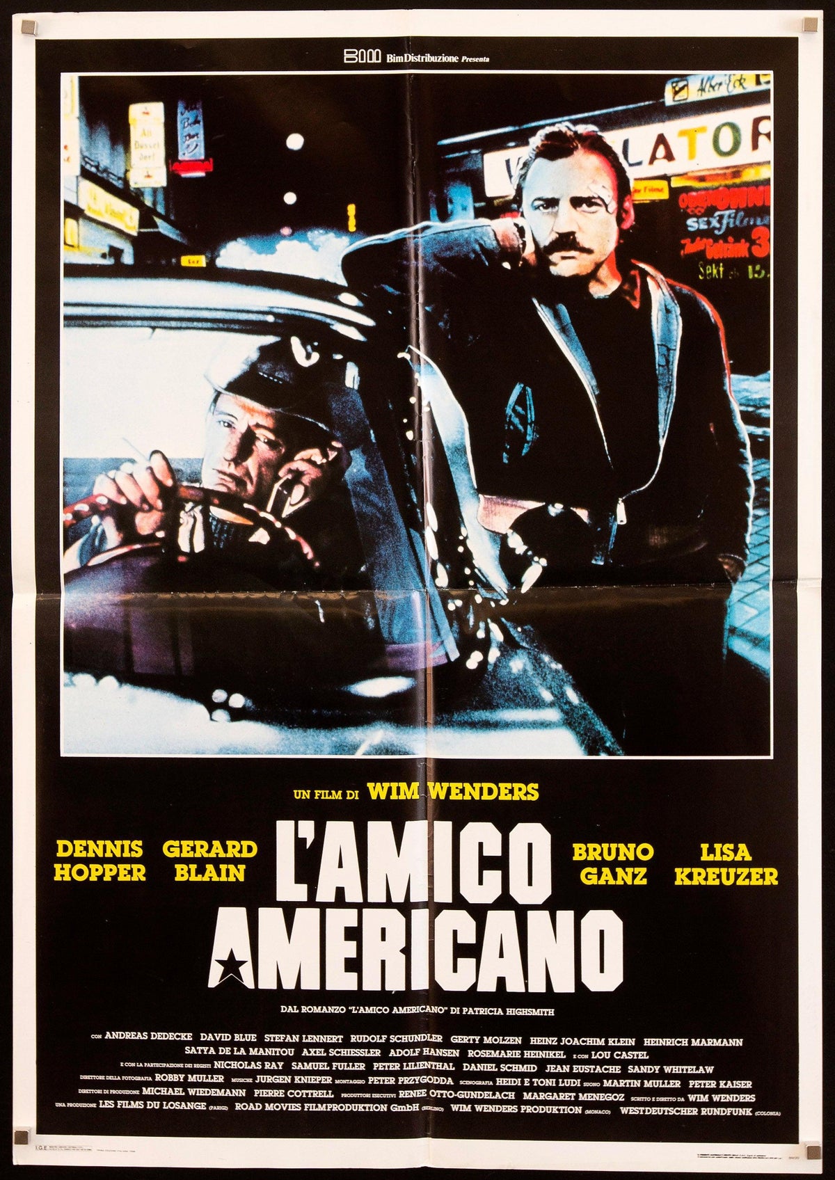 The American Friend Italian 1 foglio (26x37) Original Vintage Movie Poster