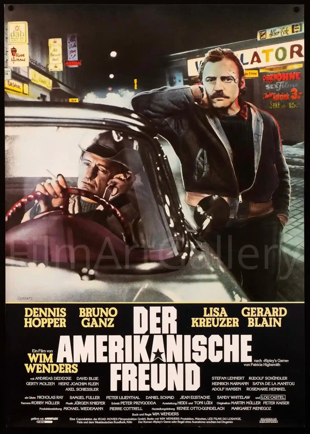 The American Friend Original Vintage Movie Poster