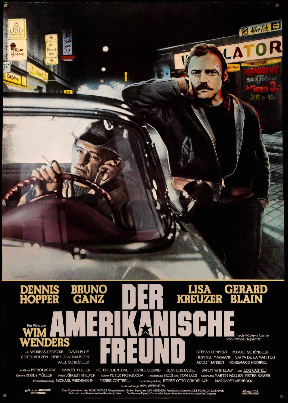 The American Friend Original Vintage Movie Poster