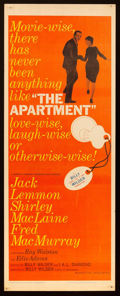 The Apartment Insert (14x36) Original Vintage Movie Poster