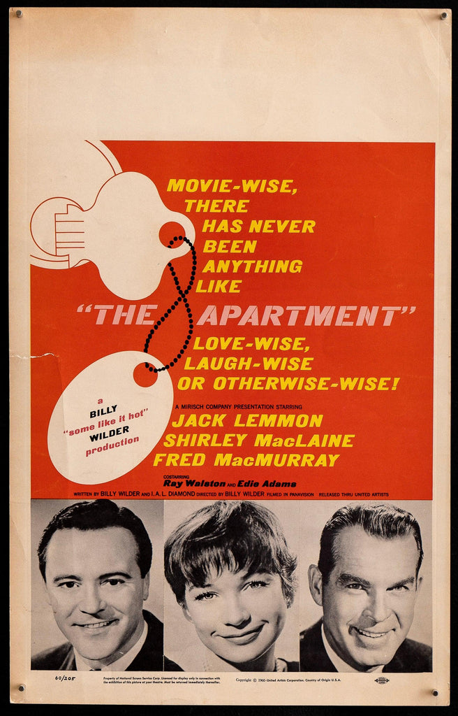 The Apartment Original Vintage Movie Poster