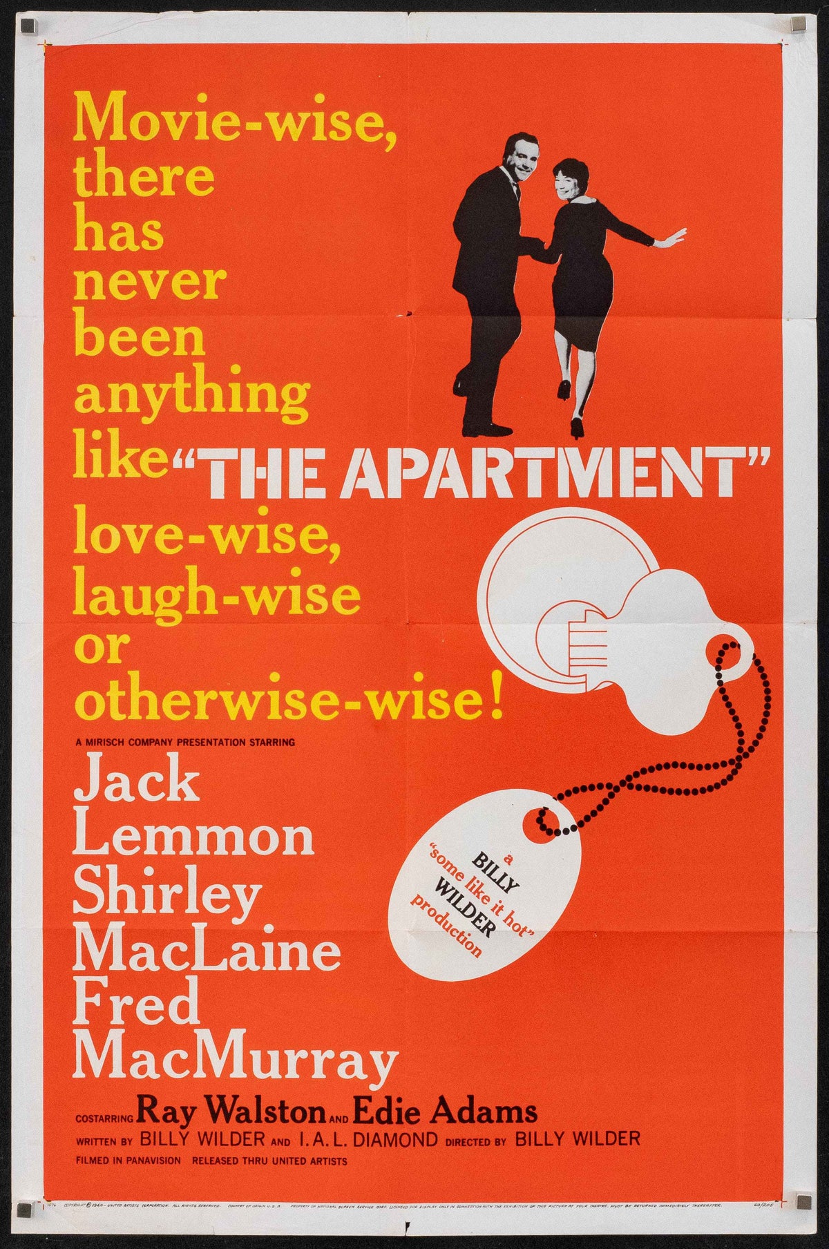 The Apartment Original Vintage Movie Poster