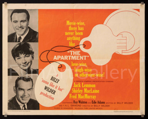 The Apartment Original Vintage Movie Poster
