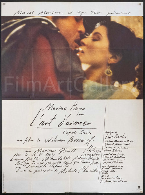 The Art of Love (L'Art d'Aimer) Original Vintage Movie Poster