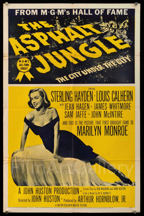 The Asphalt Jungle Original Vintage Movie Poster