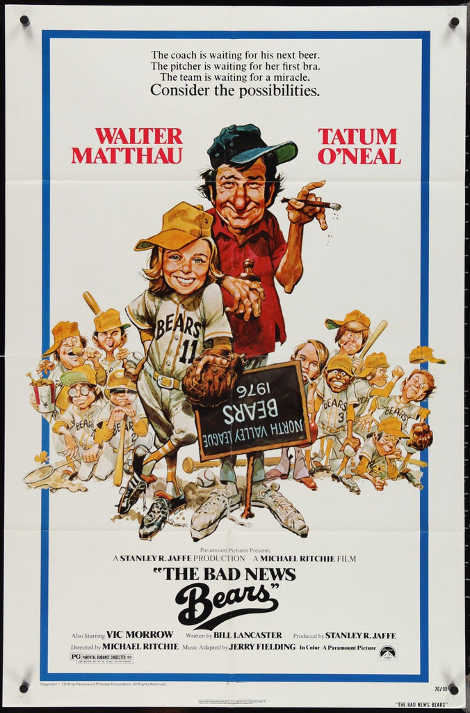 The Bad News Bears Original Vintage Movie Poster