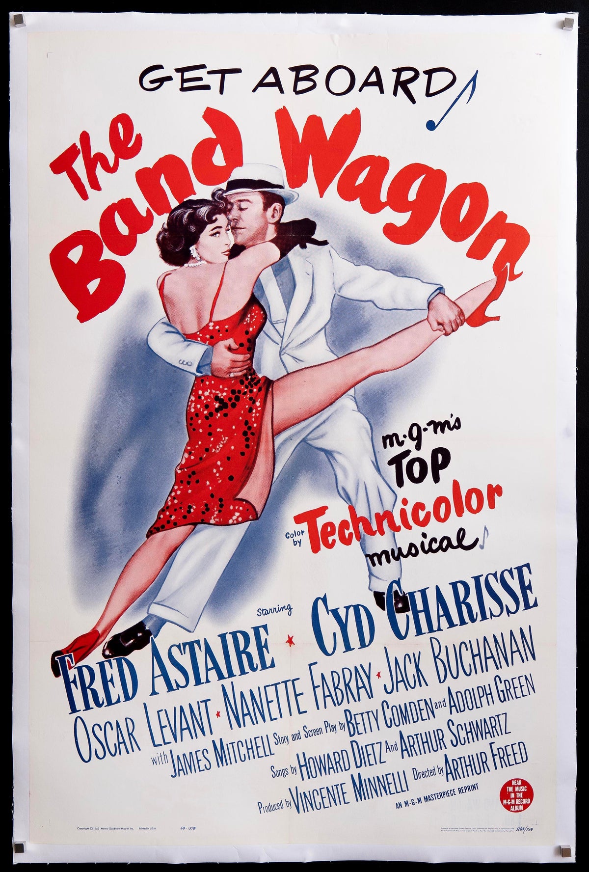 The Band Wagon 1 Sheet (27x41) Original Vintage Movie Poster