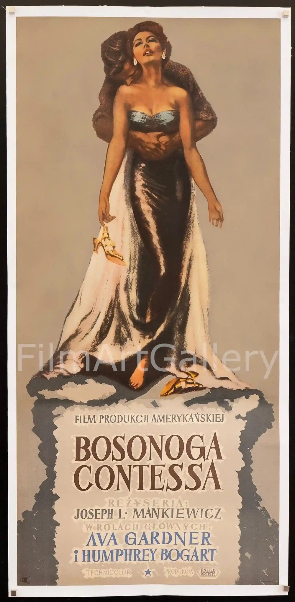 The Barefoot Contessa Original Vintage Movie Poster